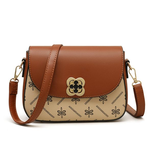 Pu Leather mini waterproof printed mobile Cross-body Bag