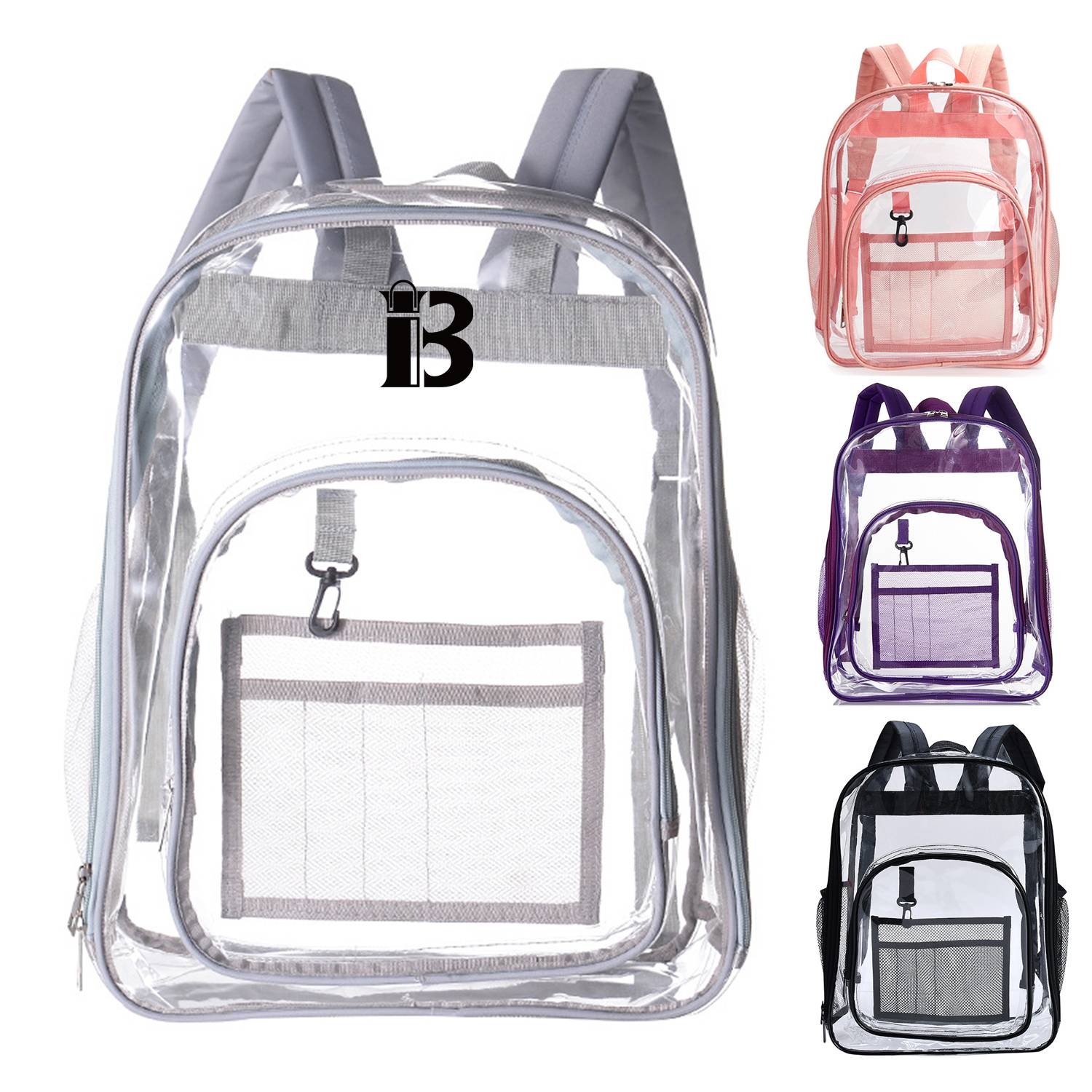 PVC Clear Transparent Backpack