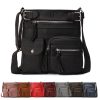 Pu Waterproof wear-resistant Cross-body Bag
