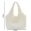 Canvas girl's cloud puff shoulder bag