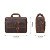 Leather Briefcase for Men Laptop Bag Business Messenger