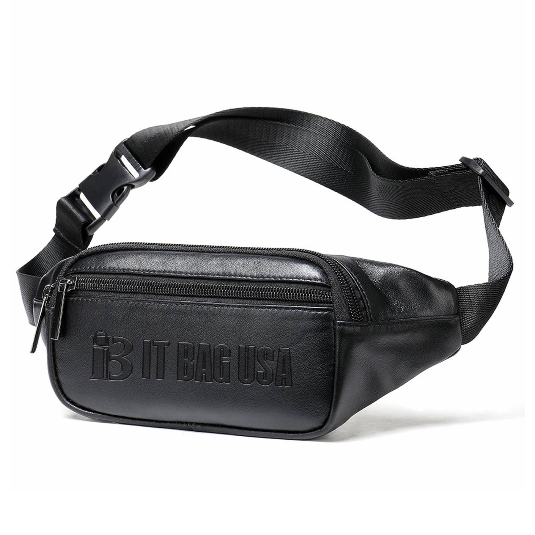 Genuine Leather Fanny Waist Bag Crossbody for Women
