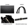 PU Satchel Bag And Simple Shoulder Handbag For Women