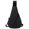 Canvas Small Crossbody Backpack Casual Daypack for Men Women