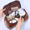 PU leather makeup bag