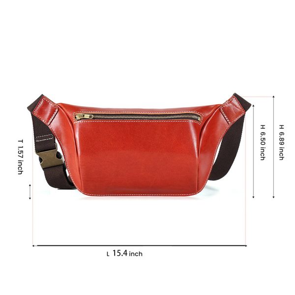 Genuine Leather Sling Bag for Men