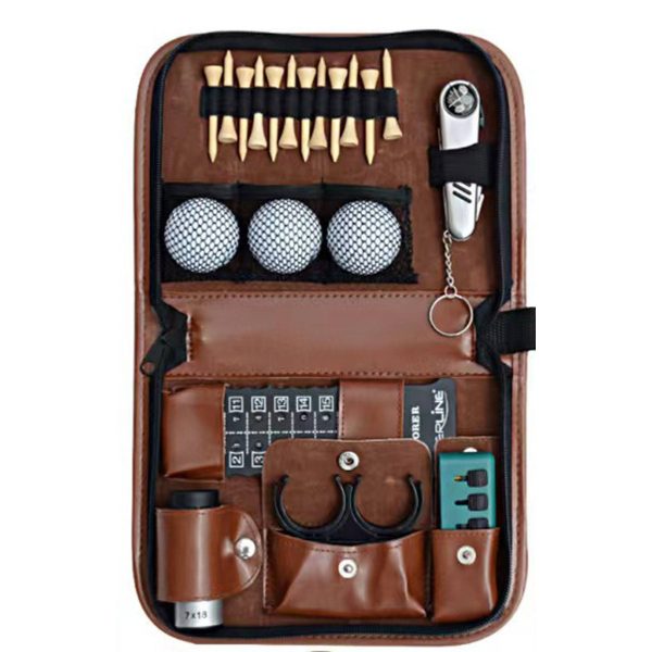 PU Leather Golf Accessory Case Handbag