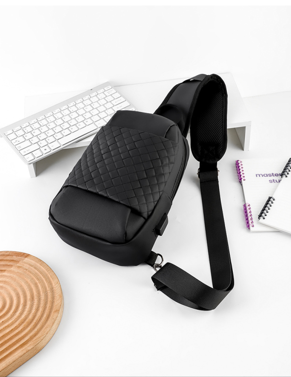Water Repellent Cross Body Chest Bag For Men