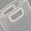 Pvc customized transparent handbag shopping bag