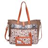 Canvas Cotton and linen hand-to-shoulder computer bag