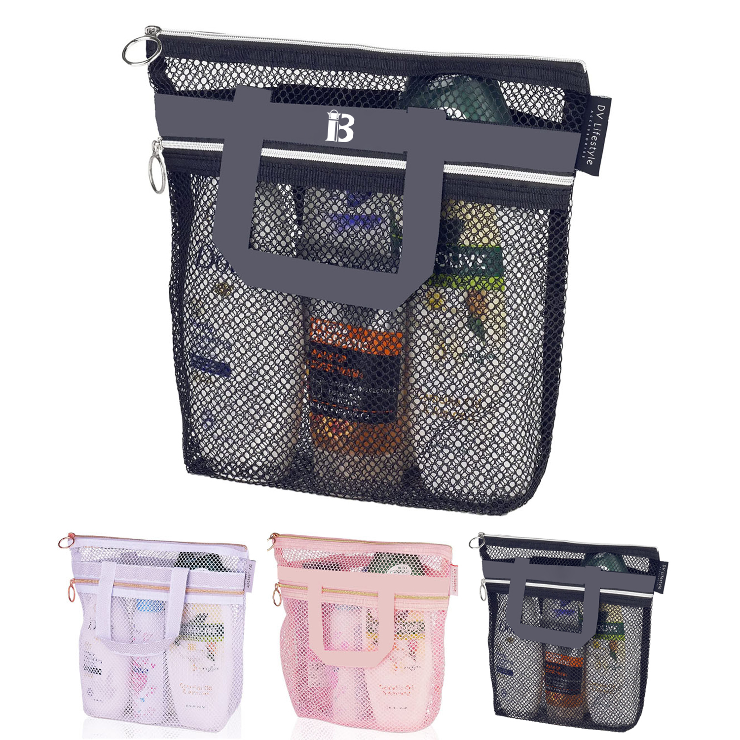 Transparent Mesh Travel Wash Bags