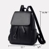 Large Capacity PU Leather Shopping Women's Fashion Backpack