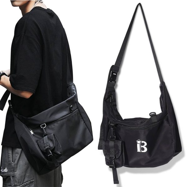 Nylon waterproof cross-body bag
