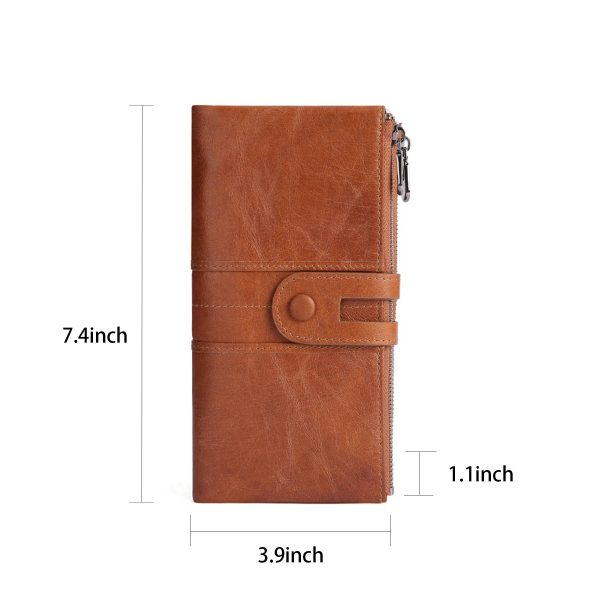 Large Leather Women Wallet