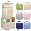 Polyester Handheld Pleated Zipper Makeup Bag