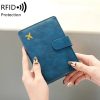 PU Leather RFID Passport/Card Wallet With Arita holder