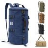 Retro canvas backpack