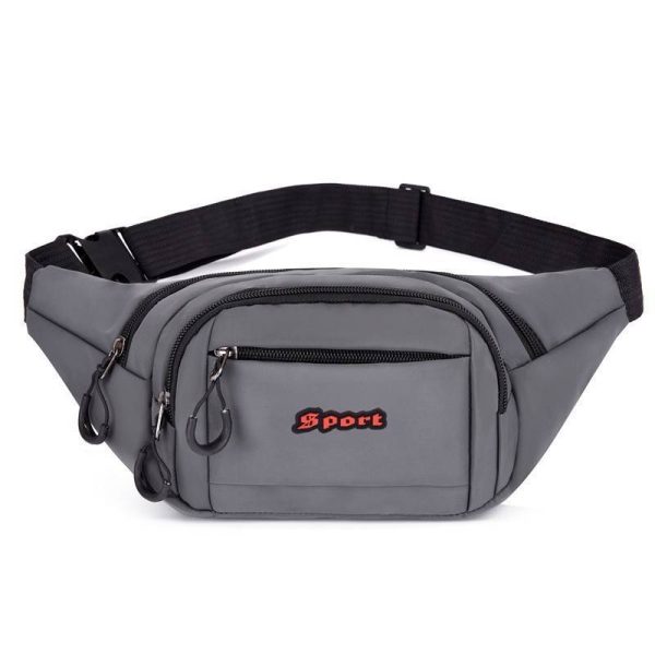 3-Zipper Oxford Fanny Pack