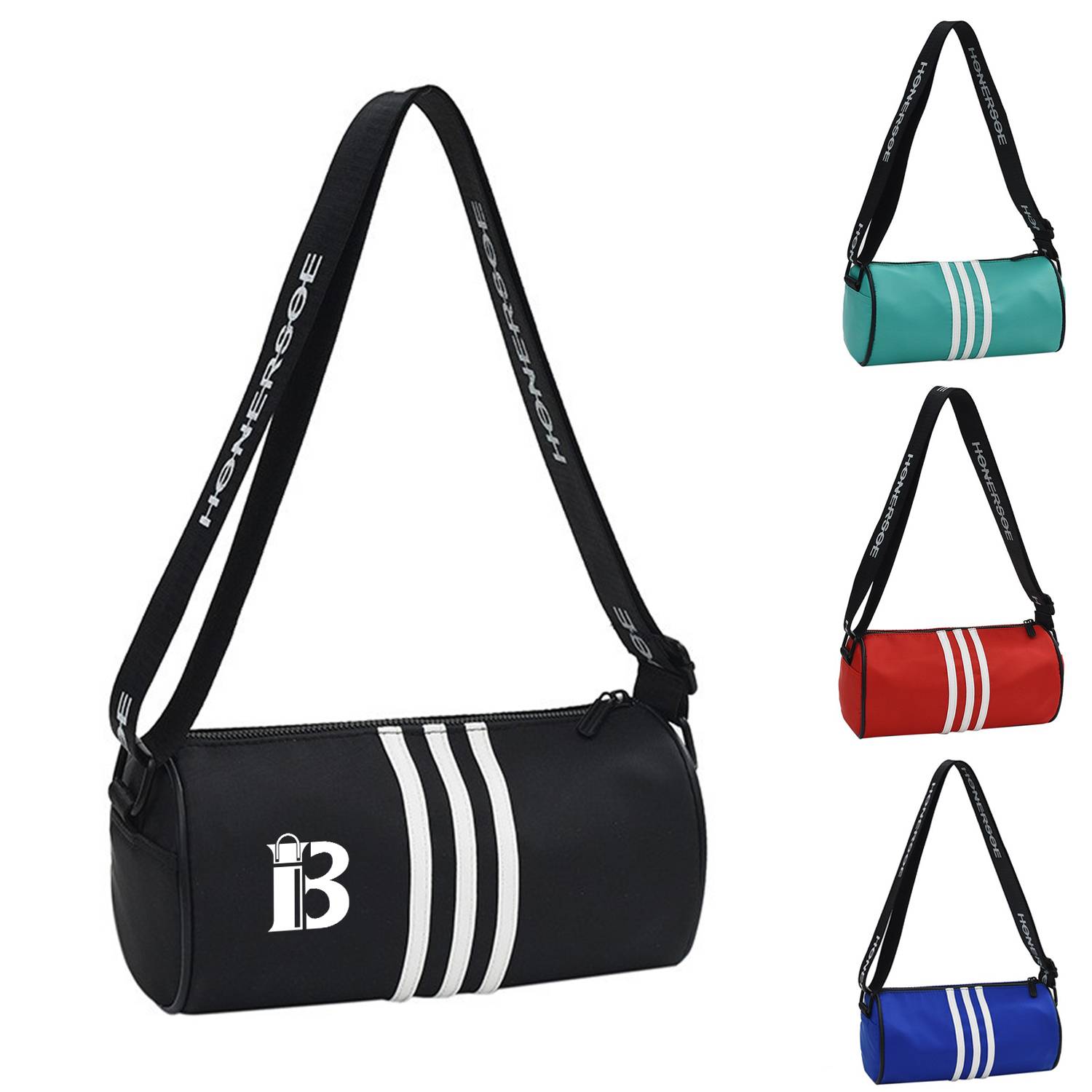 Nylon One Shoulder Crossbody Commuter Bag