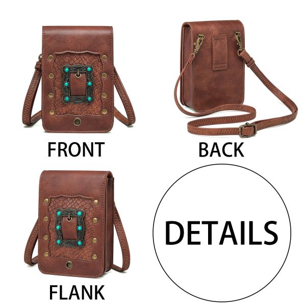 PU Punk women's shoulder cross-body bag