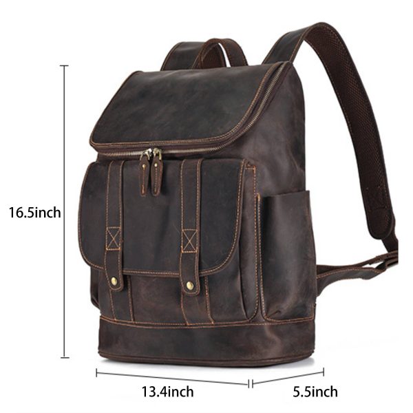 Leather Backpack for Men