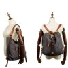 Canvas Multifunctional Shoulder Bucket Backpack