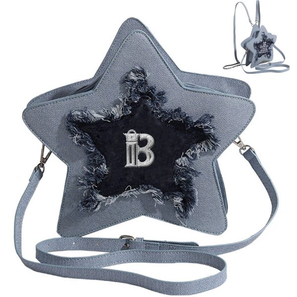 PVC Pentagram Shaped Crossbody Bag Backpack