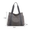 Canvas Multi-pocket Tote bags for women