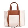 Canvas Tote Bag Clash Color Customized for Women