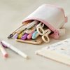 PU Corduroy Expandable Pen Case