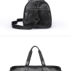 Genuine Leather Travel Weekender Duffel Bag for Men