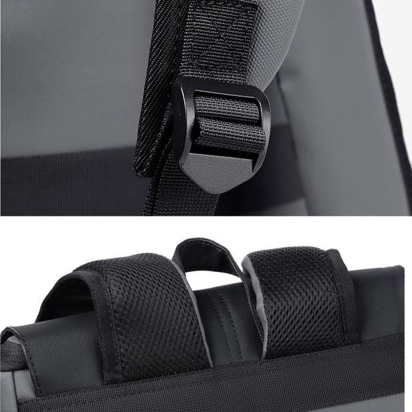 Oxford Waterproof Buckle-Flap Backpack