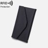 PU leather RFID multifunctional passport wallet for women