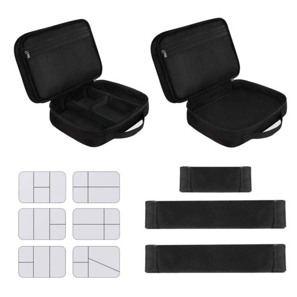 Travel Electronic Storage Bag with Adjustable Divider