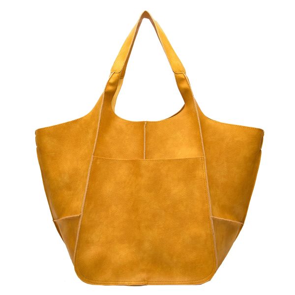 Large PU Leather Satchel Tote Shoulder Bags