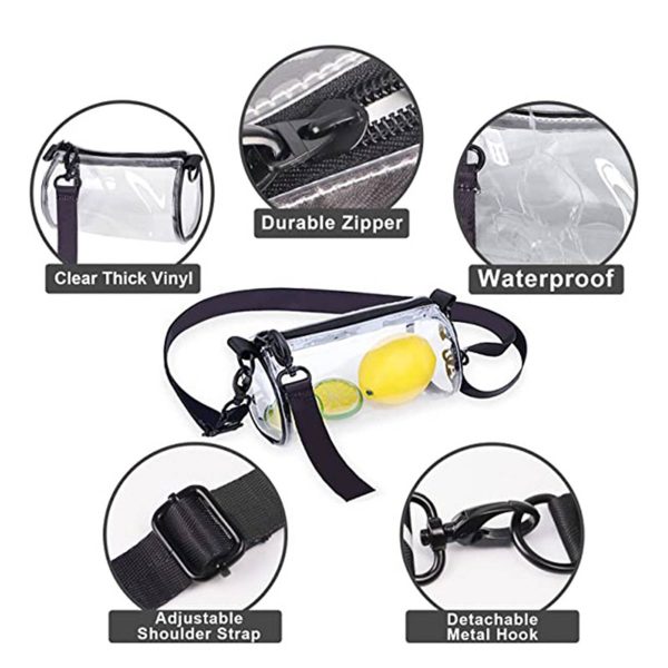 Clear PVC Mini Crossbody Bag