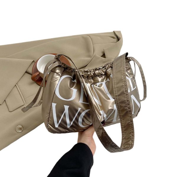 Faux Leather Shoulder Bag