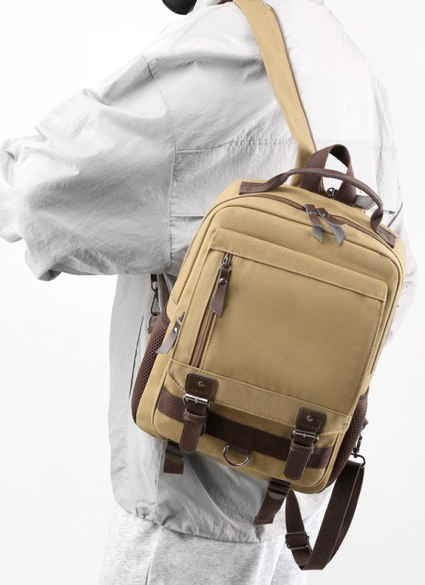 Canvas Cross-body Bag Anti-Theft For Women Men