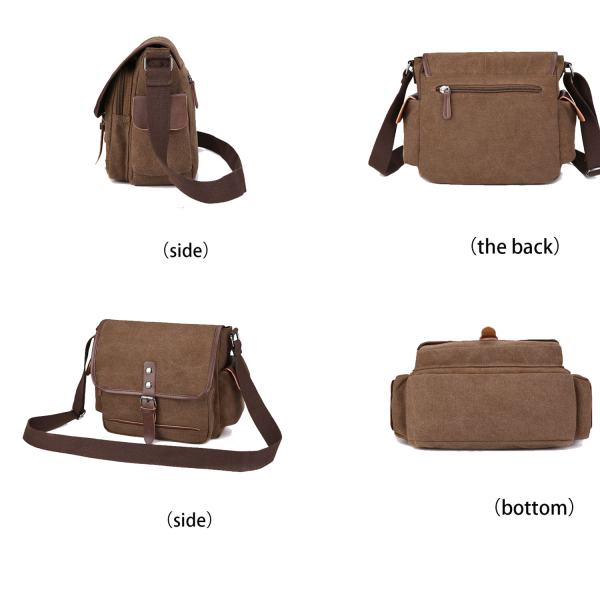 Vintage Shoulder Canvas Crossbody Bag