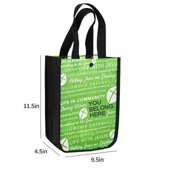 CUSTOM FULL COLOR LAMINATED SHOPPER TOTE BAG