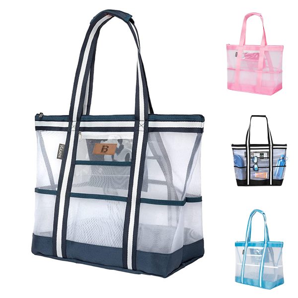 Oxford Extra Large Mesh Beach tote Bag