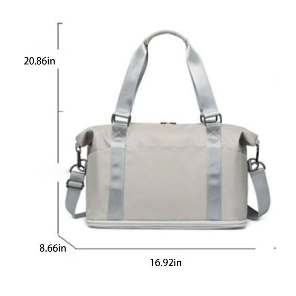 Handheld Crossbody Polyester Travel Duffel Bag