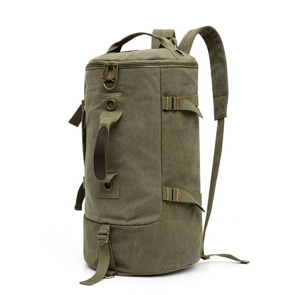 Retro canvas backpack