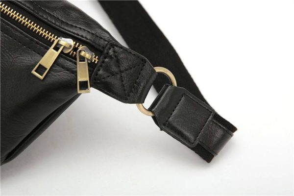 Retro PU Leather Belt Chest Bag