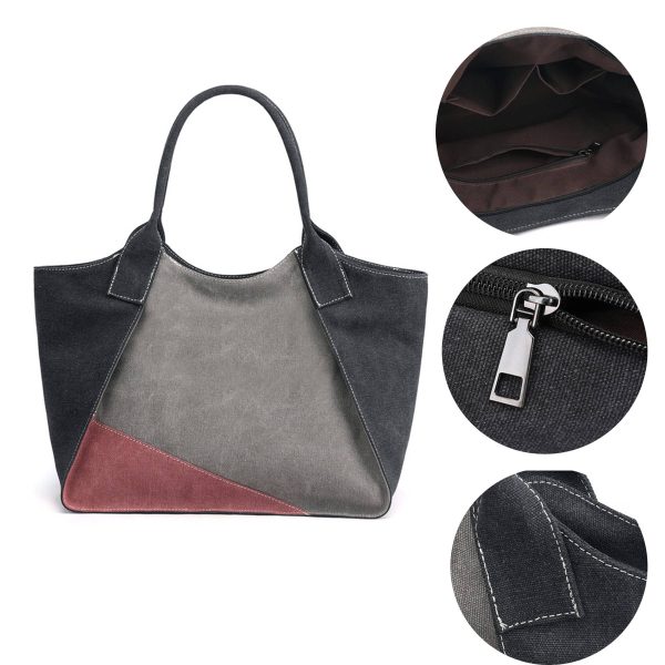 Popularity Canvas Ladies Handbag Tote Bag