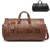 Vintage Duffle Bag with Shoe Compartment