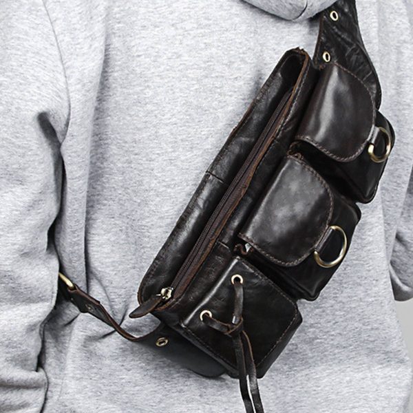 Leather Waterproof Fanny Bag