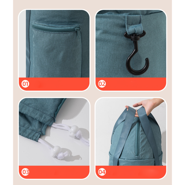 Collapsible Bucket Foot Bath Basin Bag