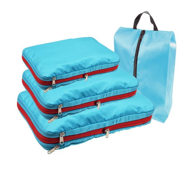 Luggage Organizers for Travel Accessories with Shoe Bag