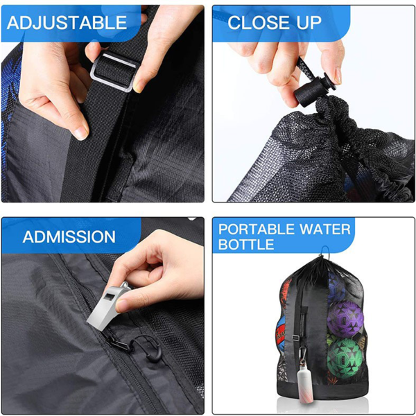 Extra Large Mesh Ball Drawstring Bag